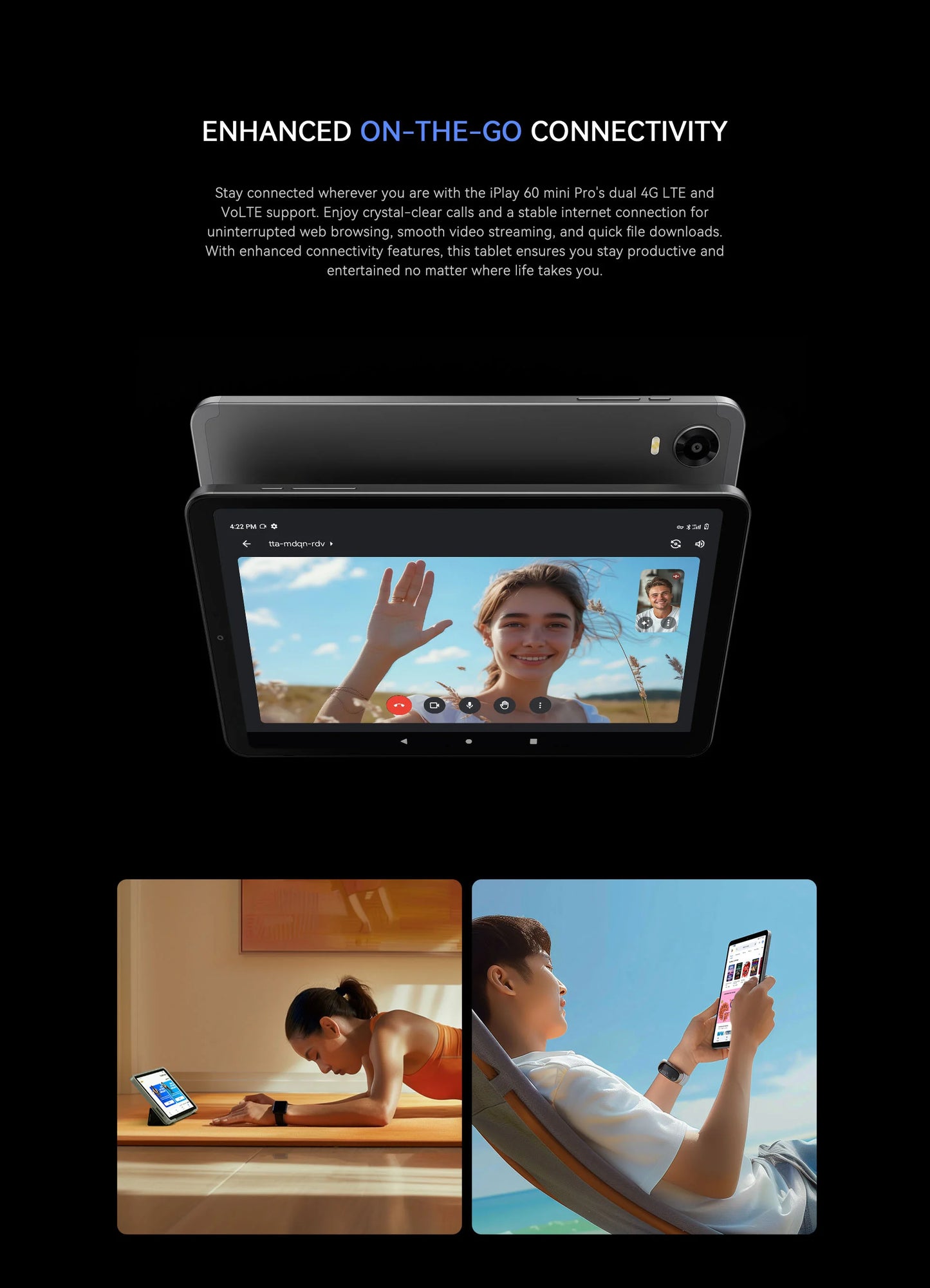 ALLDOCUBE iPlay60 Mini Pro Tablet 8.4" Display Helio G99 16GB(8GB+8GB Virtual)RAM 128/256GB ROM 4G LTE 6050mAh Android 14