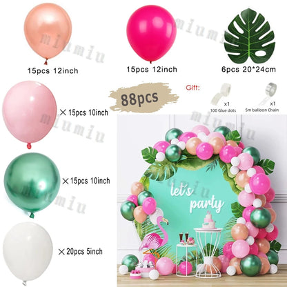 Macaron Rosa Ballon Girlande Bogen Kit Hochzeit Geburtstag Party Dekor Kinder Roségold Latex Ballons Babyparty Dekorationen Kette