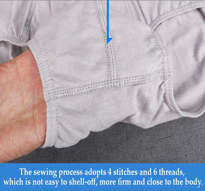 6 Stück große Slips große Unterwäsche für Männer Unterhosen Baumwolle Jungen Höschen Unterwäsche Männliche Schlüpfer XL 2XL 3XL 4XL 5XL 6XL 7XL 8XL