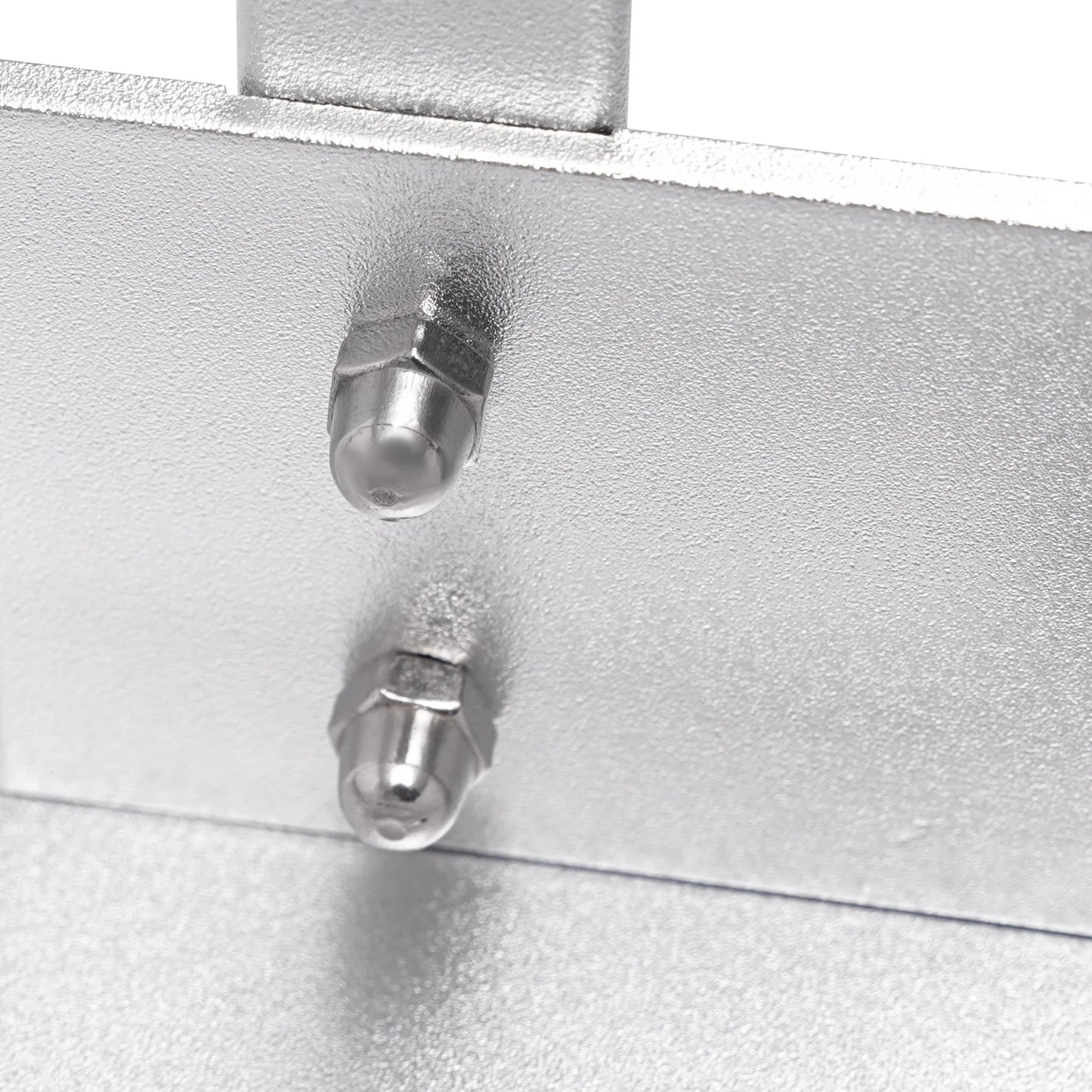 Modernes 2-stufiges Badezimmerregal in Silber/Schwarz, an der Tür montiertes Lagerregal, geeignet für Badezimmer, Küche, Wohnzimmer, Balkon