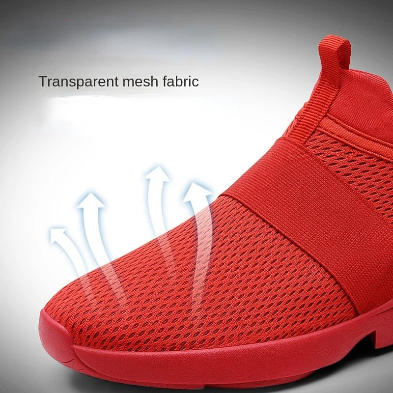 Men Shoes New Loafers Comfortable Fashion Mesh Man Casual Sneakers Couple Shoes Lightweight Non-slip Walking Footwear Size 48.