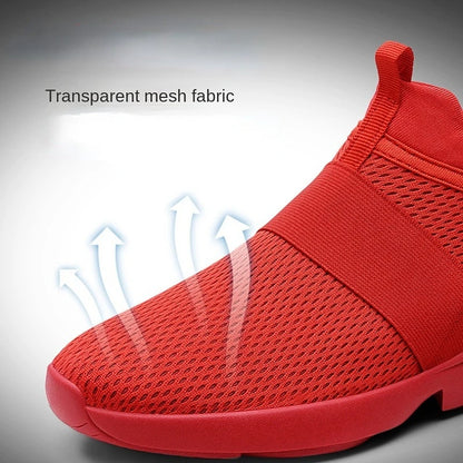 Men Shoes New Loafers Comfortable Fashion Mesh Man Casual Sneakers Couple Shoes Lightweight Non-slip Walking Footwear Size 48.