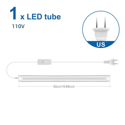1-2PCS 25W T8 Led Tube Light,High Efficiency Saves 50% Energy Replacement for Fluorescent Tubes,Workshop Warehouse Lighting.