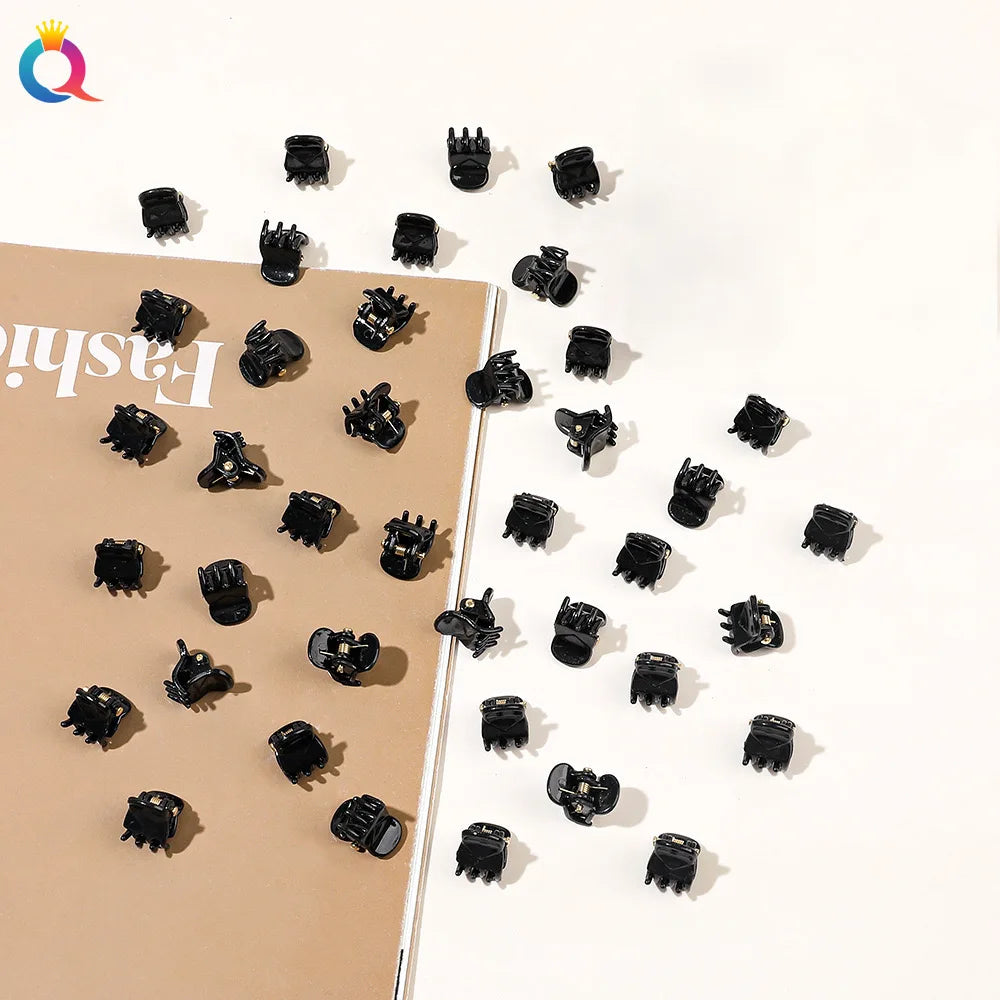 50Pcs Flower Hair Clips Multi color Mini Cute Hair Styling Accessories for Girls and Women Birthday Gifts,10 Colors at Least