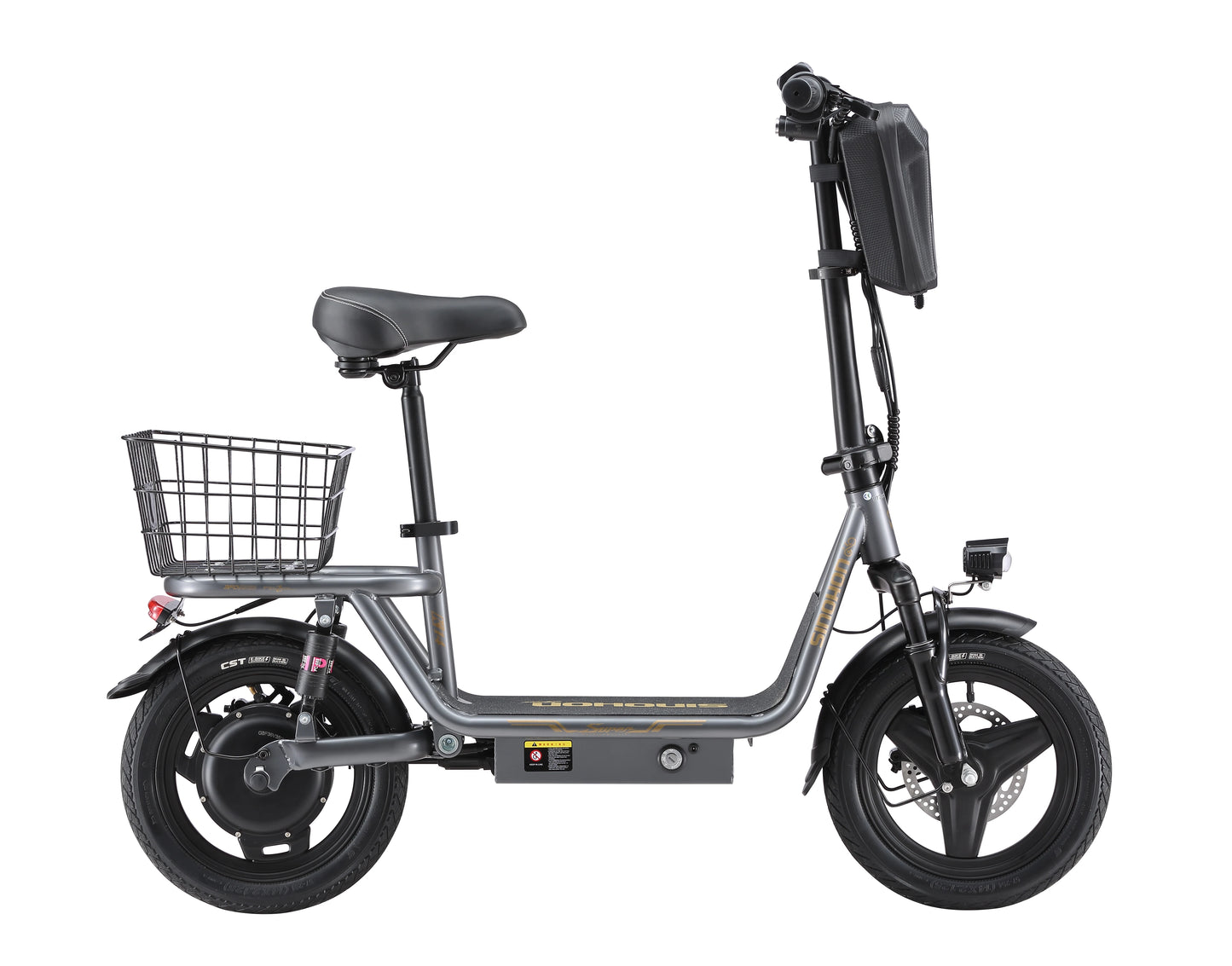 K14 Electric Scooter 500W Peak Motor, 14'' Tires,36V 15.6Ah Battery,32km/h Max Speed,50-60km Range,350W Rated Motor, Disc Brakes.