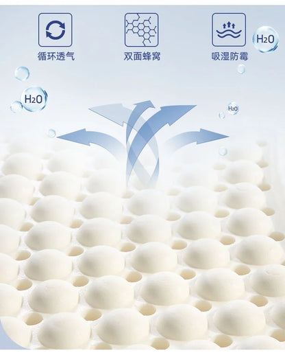 Thailand Importierte Natürliche Latex Matratzen Tatami Boden Matte Faltbare Langsam Rebound haushalt luxus top Matte Geschenk Latex Matten