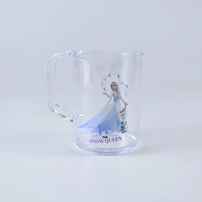Disney New Frozen Princess Elsa Cartoon Washable Mouthwash Cup for Men and Women Plastic Wash Cup.