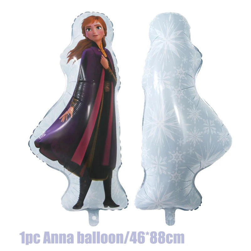 Disney gefroren Geburtstag Dekorationen Mädchen Papier Geschirr Teller Servietten Tassen Schnee königin Geburtstag Deko Hintergrund Luftballons Lieferungen