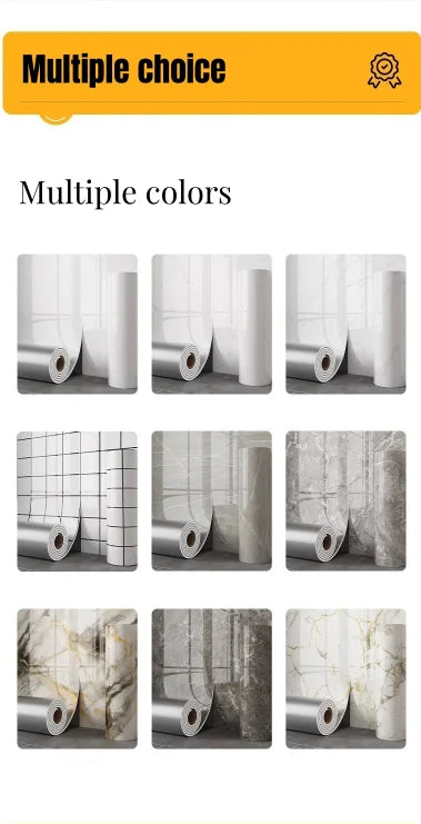 Thick foam marble wallpaper 1 roll waterproof and antifouling wall sticker self-adhesive wallpaper for bedroom and living room