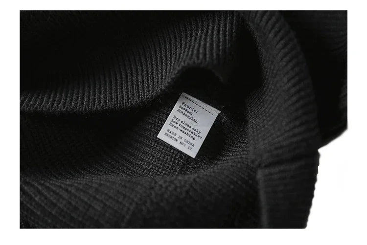 Bronson WWII USAAF Type A-1 Mechanic Sweater Men Heavyweight V-Neck Knit Jumper