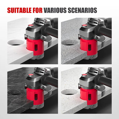 1 Stück 6–100 mm Trocken-/Nass-Diamantkernbohrer-Set für Keramikfliesen, Granit, Marmor, Beton – M14-Gewindeöffner, Lochsägenschneider