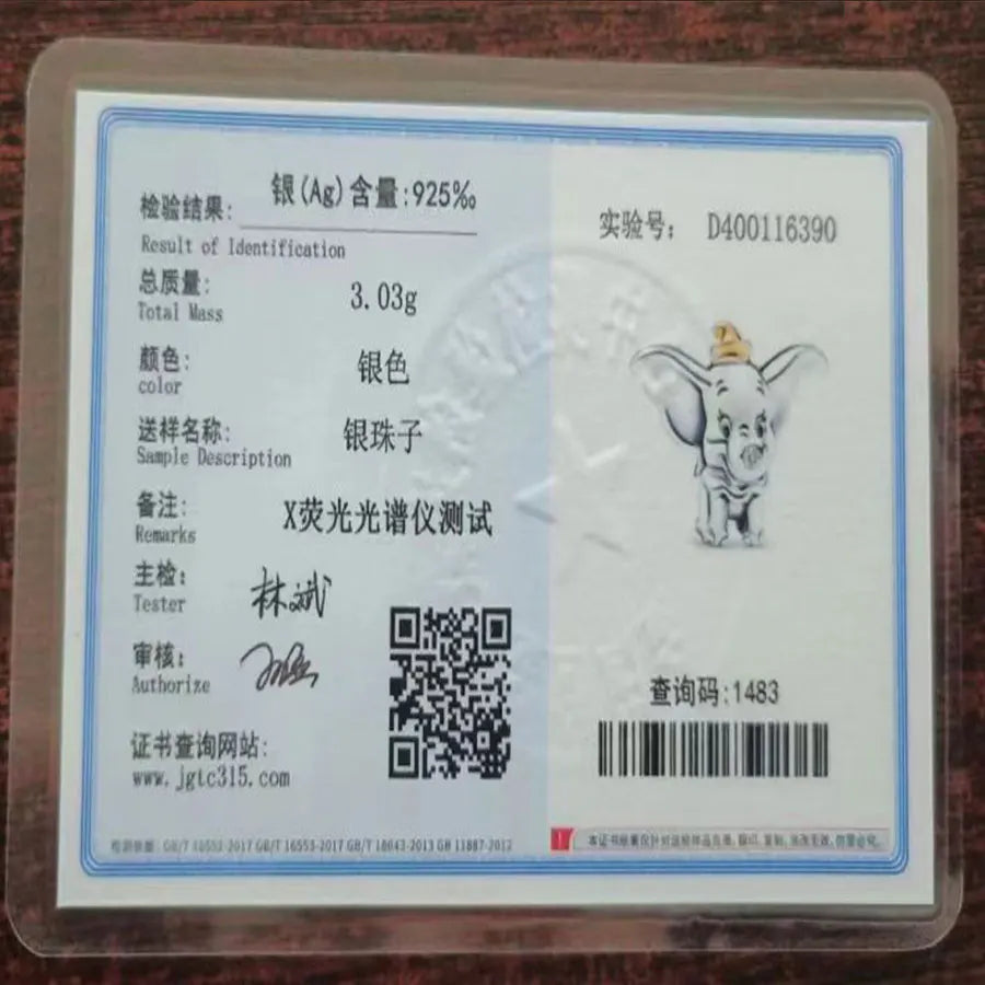 100% 925 sterling silver Disney 100th anniversary charm beads suitable for original DlY bracelet, women's fashion gift.