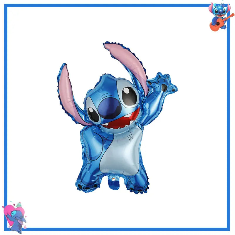 Disney Stich Geburtstag Party Dekorationen Blau Thema Geschirr Tischdecke Banner Hängende Spirale Für Kinder Event Liefert.