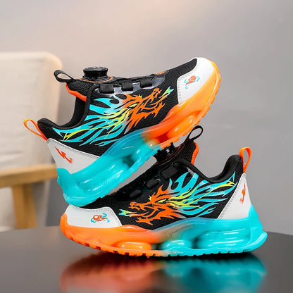 Autumn Origin Children Sneaker Boys Shoes 4 To 10 Years School Kid Sports Shoes Anti-slip Fashion Trainer Boy Sneaker.