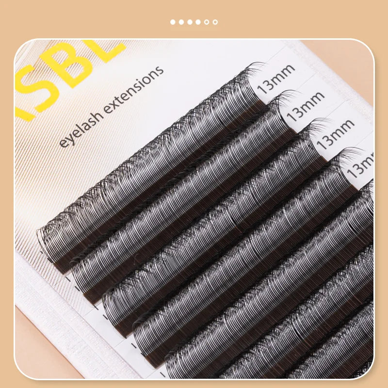 JASBLUE 2D Y Shape Eyelash Extensions Single Tip Y Premade Fans Y Lashes extensions Light Y Shape Eyelashes Lines.