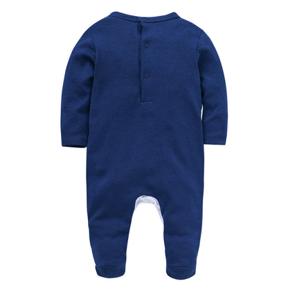 Kavkas Baby Kleidung Langarm 100% Baumwolle Overalls Stram pler 0-12m Neugeborenen Overall einteiliges Cartoon-Print Kostüm.