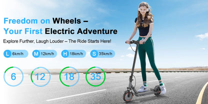 ATSANT LP10 Electric Scooter 500W Powerful Motor 42V10.5Ah 35KM/H 35KM Long Range 10Inch Tyre with APP Shock Absorbing EScooter.