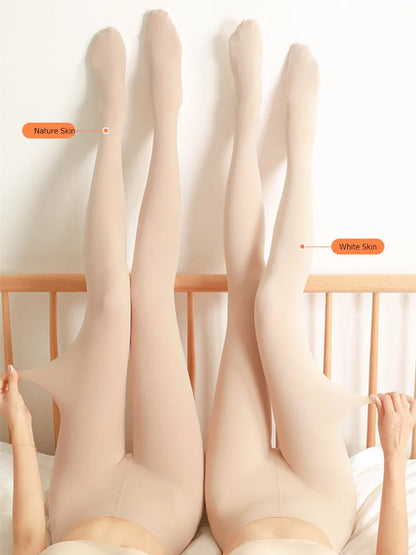 DOIAESKV New Women Pantyhose Plus Size 120D Warm Autumn Winter Tight High Waist Female Stretchy Slim Skinny Velvet Stocking