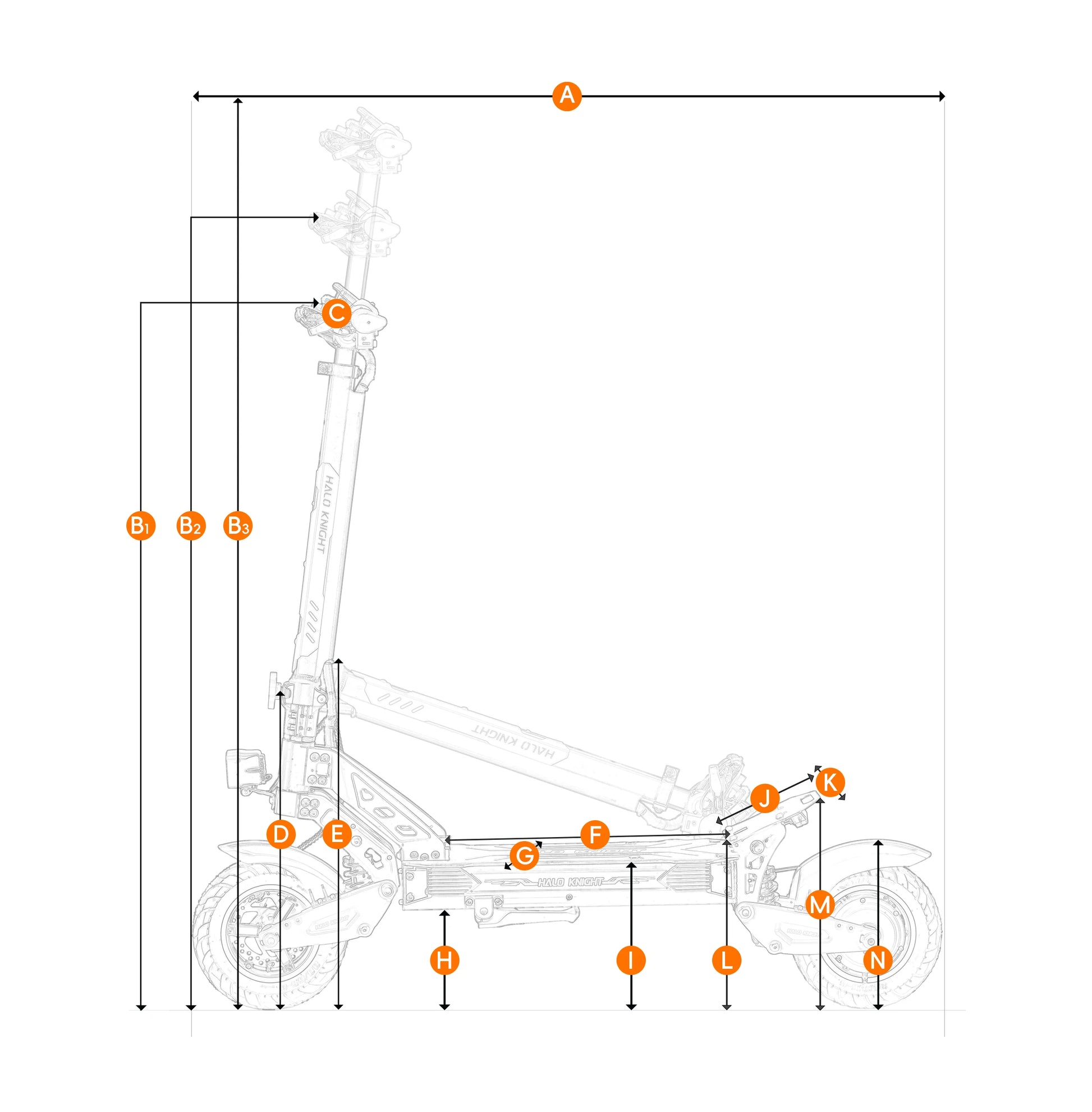 HALO KNIGHT T102 Professional Electric Scooters Free Shipping 52V 1200W 21Ah E Scooter 50KM/H E-Scooter Folding Adults Scooter.