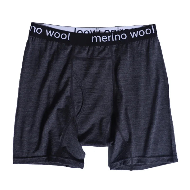 Herren-Boxershorts aus Merinowolle, Herrenunterwäsche, 100 % Merinowolle, Herren-Boxershorts aus Merinowolle, weich, bequem, atmungsaktiv, feuchtigkeitsableitend, USA-Größe