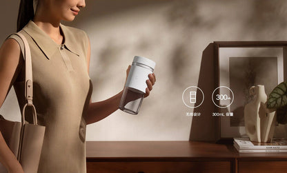 XIAOMI MIJIA Portable Blender,Makes 12 Cups Full Charge,Wireless and Portable,300ML Capacity Mixer Cup Juicer Machine,19,500rpm.