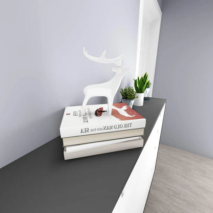 55 cm Breite, selbstklebende Folie, schwarz, matt, verdickter Aufkleber, Möbel, Küche, für Schränke, Tische, Wand, DIY-Renovierungstapete