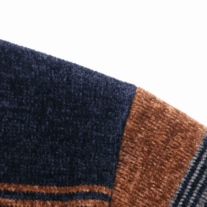 Men's Lapel Knit Pullover Sweater Autumn Winter Thick Warm Tops Casual Polo Collar T-shirt Knitting Polo Sweaters.