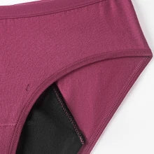 3PCS Menstrual Panties Woman Very Abundant Flow Menstruation Underwear Mid High Waist Leak Proof Period Panties for Girls Ladies.