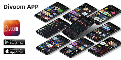 Divoom Times Gate - Cyberpunk Gaming Setup Digital Clock with Smart APP Control, WiFi Connect, RGB LED Display,.