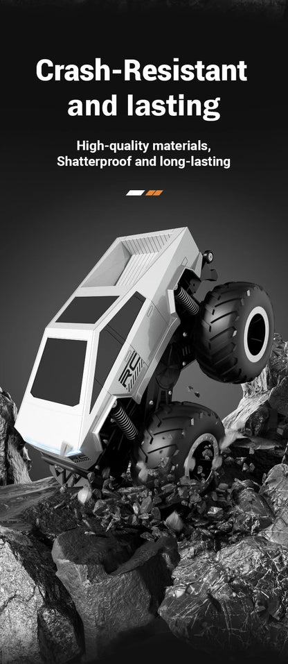 JJRC Auto Remote Control Car Alloy Rc Cars Trucks Vehicle Full-Scale Car Motorcycle Camping Trailer Toys for Boys Kids Children.