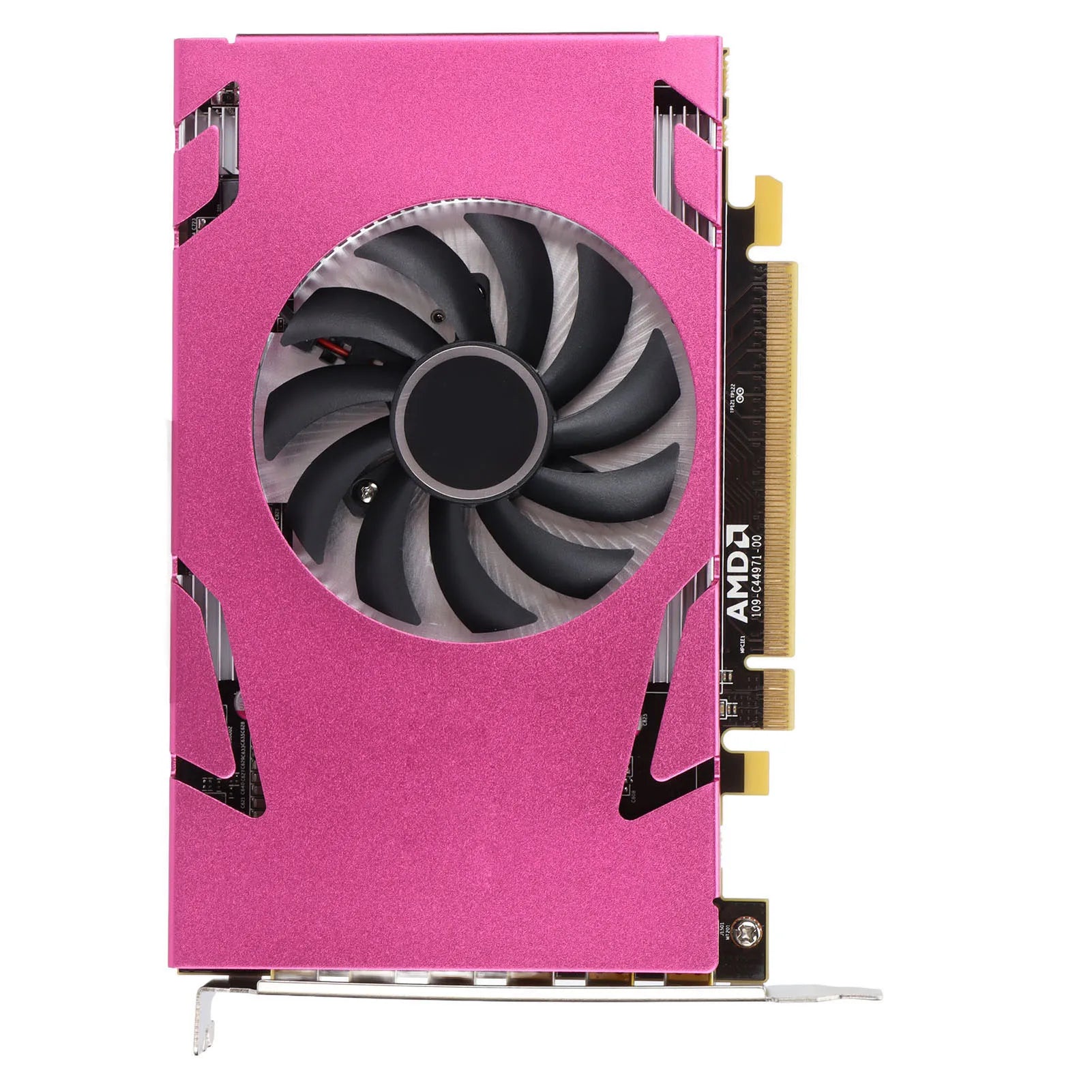 PC Graphics Card Graphics Card R7 350‑4G 6Mini DP GA Pink Six Screen Single Slot Graphics Card for Win System Graphics Card.