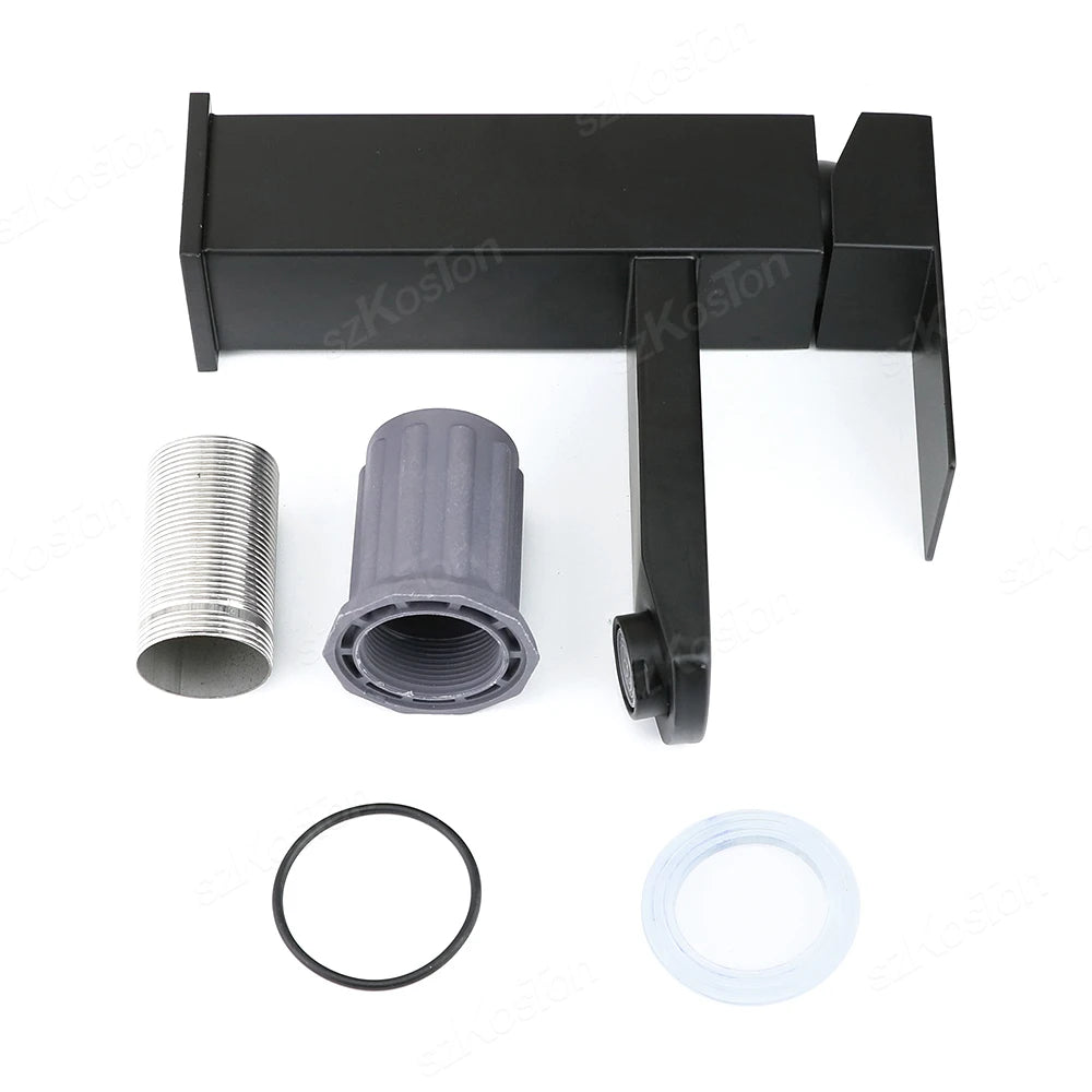 Bath Mixer Kitchen Faucet Stainless Steel Hot and Cold Water Tap Washbasin Basin Faucets Bathroom Bathtub Accessories Set Sink