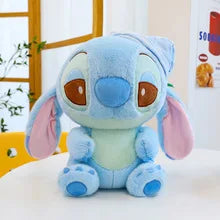 20-40cm Anime Cartoon Pink Angel Series Lilo & Stitch Doll Cute Hug Duck Stitch Plush Toy Soft Stuffed Kawaii Kid Birthday Gift