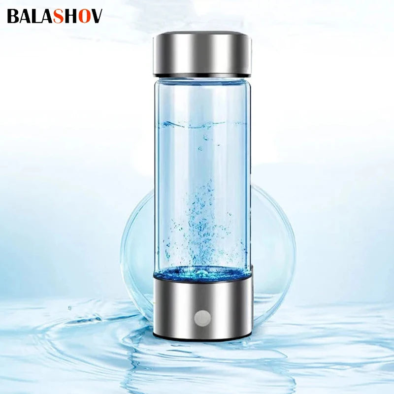 Portable Hydrogen Water Generator Alkaline Maker Water Ionizer Bottle Super Antioxidan Hydrogen-Rich Healthcare Water Cup.