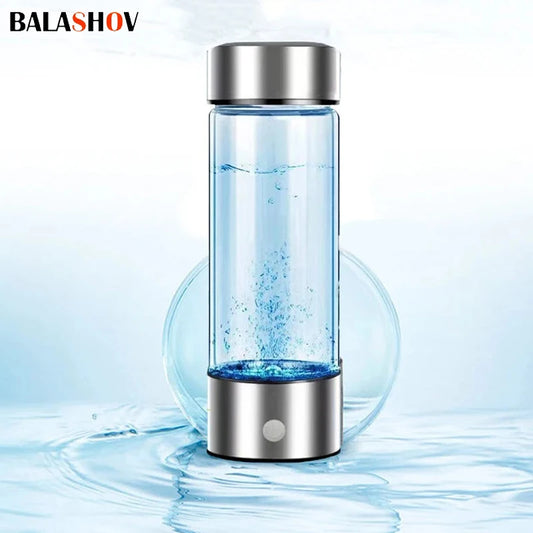 Portable Hydrogen Water Generator Alkaline Maker Water Ionizer Bottle Super Antioxidan Hydrogen-Rich Healthcare Water Cup.