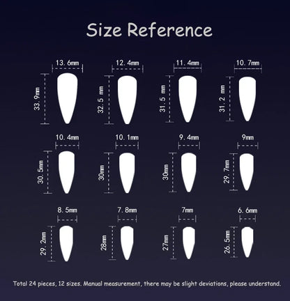 24pcs Blood Splatter Press-On Nails Set Almond-Shaped Long Length Glossy Finish Red and White Faux Nail Kit for Women Halloween.