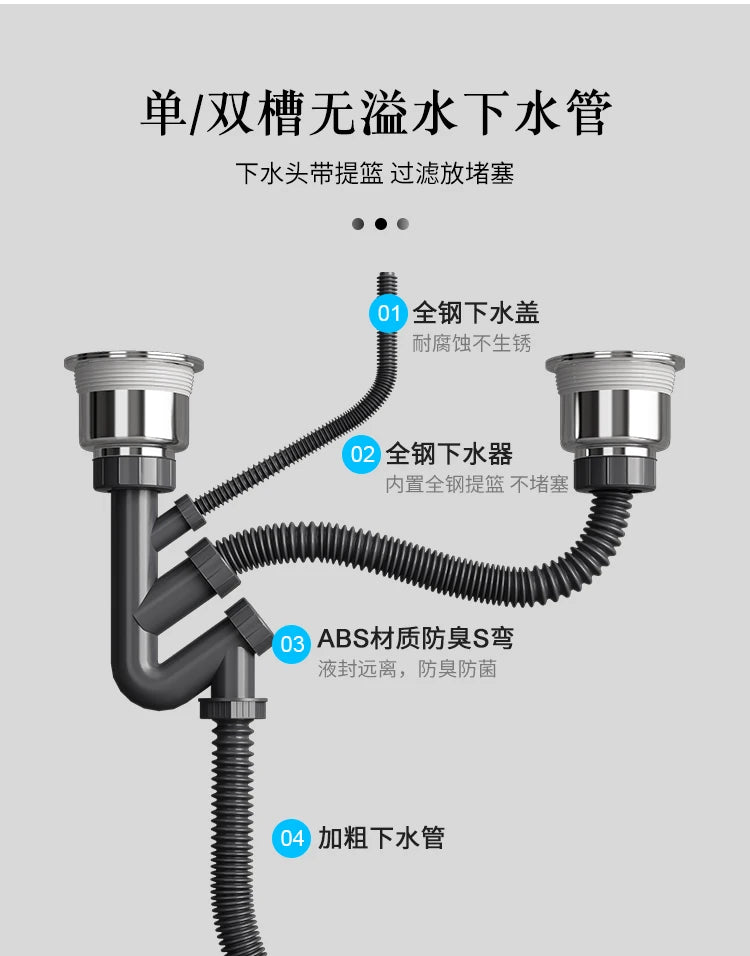 Free Standing Whole Body 100% Stainless Steel 304 Vegetables Wash Basin Kitchen Sink Pool with Bracket and Board