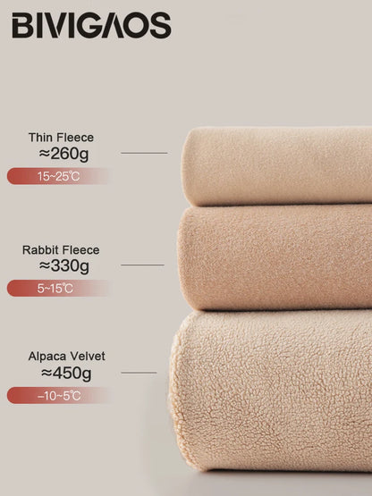 BIVIGAOS Autumn Winter High Waist Fleece Sharkskin Leggings Women Seamless Slim Tight-Fit Velvet Thickened Elastic Warm leggings.