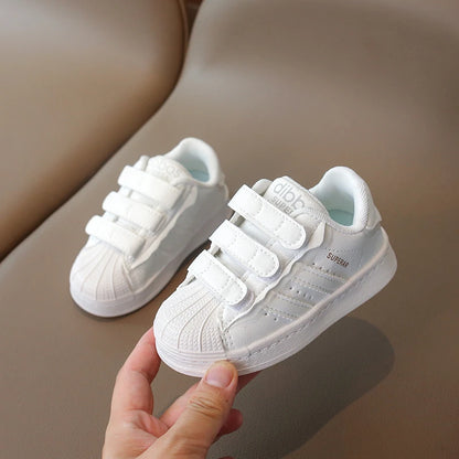 2024 Four Seasons Kid's Casual Shoes Boy's Forrest Gump Shoes Girl's Fashion Board Shoes Children's Soft Lightweight Sneakers.