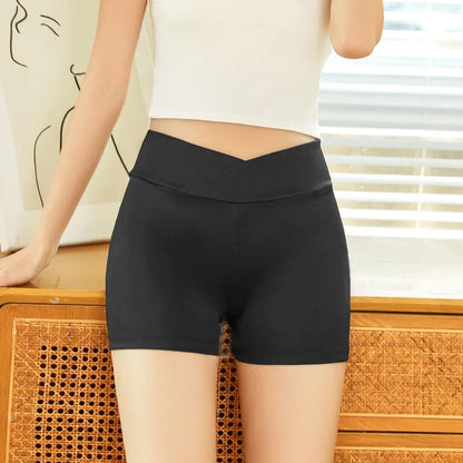 Simple Black Dance Fitness Running Ultra Short Sports