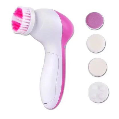 Electric Facial Cleaner 5 IN 1 Face Cleansing Brush Wash Machine Spa Skin Care Massager Blackhead Cleaning Facial Cleanser Tools.