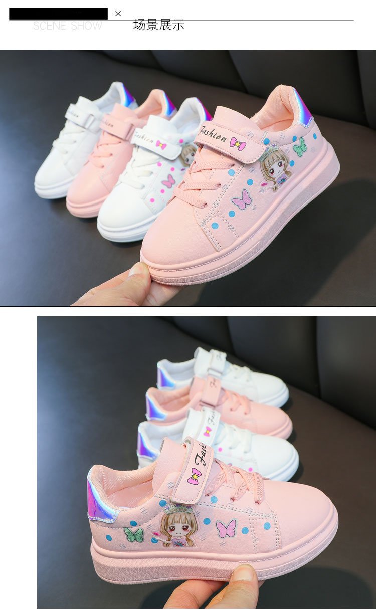 zapatillas Kid Shoe Kid Casual Shoe Spring 2023 New Kid sneakers Shoes Leather Upper Girl Shoe Kid Small White Shoes Board Shoes.