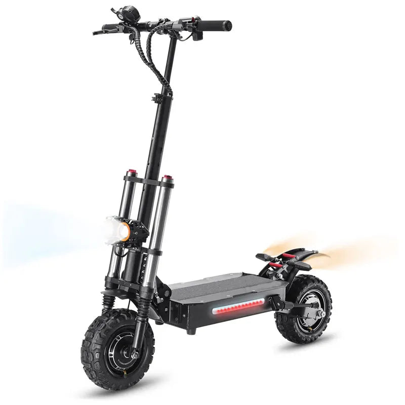 TEEWING S3 Adult Electric Scooter 3000W*2 Dual-Motor E-Scooter 60V38AH Battery 11" Off-RoadTires Foldable EScooter.