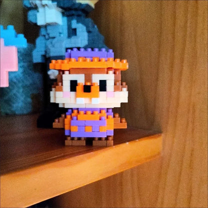 Disney 108 Style Stitch LinaBell Hello Kitty Building Blocks Princess Cartoon Figrues Bricks Children's Assembly Toys Model Gift.