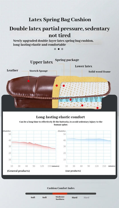 Bürostuhl mit Lederrad, unterstützt Design, Relax, moderner Massagesessel, Chaiselongue, mobil, bequem, luxuriös, Silla Oficina, Büromöbel