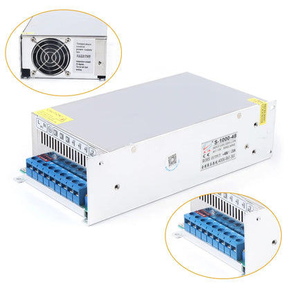 Power Supply 25A/20A 600W/1000W Voltage Converter AC 220V to DC 24V/48V Transformer Switching Power Supply, Adapter.