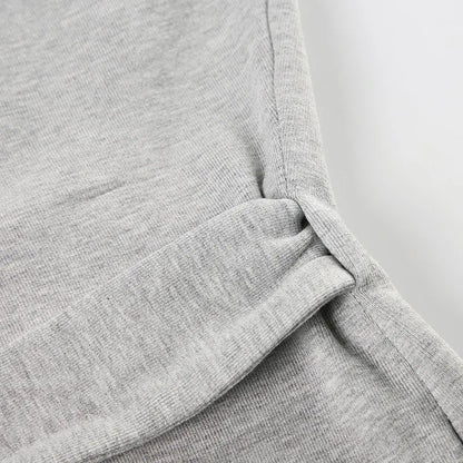 Apprabant Casual Fashion Drawstring High Waist Trousers Set Lace Up Flared Sleeve V Neck Twist Tops Plush Loose Pants Suit