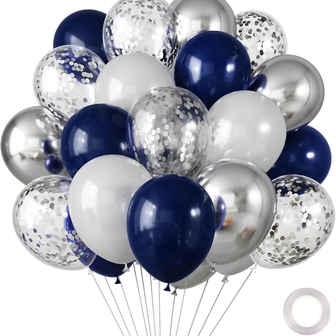 30 Stück Chrom-Latex-Ballon, weiß, rosa, blau, Helium-Kugel, Hochzeit, Erwachsene, Geburtstag, Party, Dekoration, Babyparty, Globos.