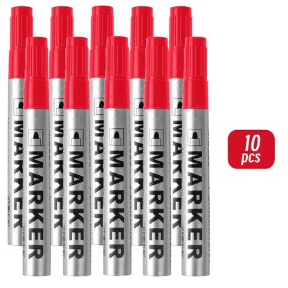 Permanenter Farbmarkierungsstift, wasserfester schwarzer Stift für Reifen, ölige Marker, schnell trocknender Signaturstift, Schreibwarenzubehör.