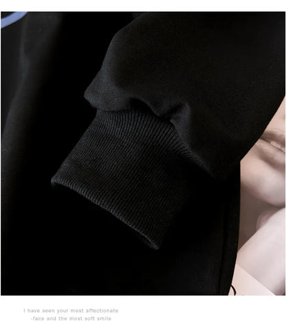 170 kg Plus Größe Damen Büste 170 Frühling Herbst Lose Langarm Cartoon Print Pullover Sweatshirts 4XL 5XL 6XL 7XL 8XL 9XL